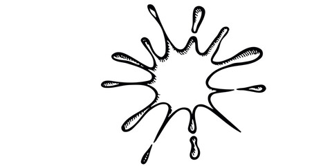 Pixelated Black Shape with a Small White Square in the Center on a White Background pixel art abstract 