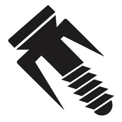 Screw Metal Wood Icon