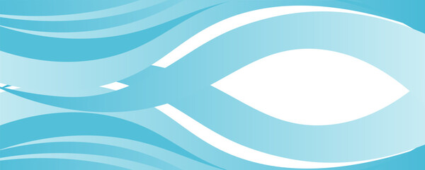 Blue and white business wave banner background. vector