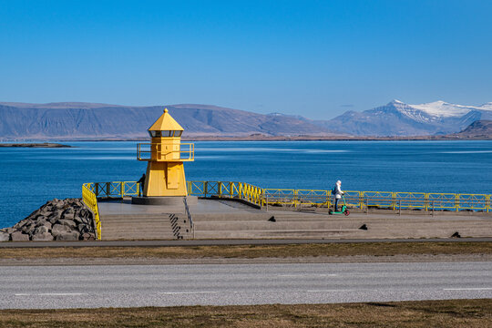 Panorama marino  a reykjavik
