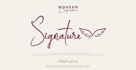 Elegant alphabet beauty logo font. Classic beautiful Modern luxury Serif Letter Minimal Fashion. Typography decoration logotype fonts, wedding, logos. vector illustration