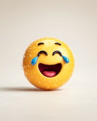 Funny emoji illustrating comedic expression high resolution photo