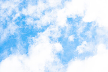 Clouds and blue sky background at day time