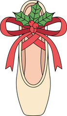 Christmas Gift Red Ribbon Bow Decoration