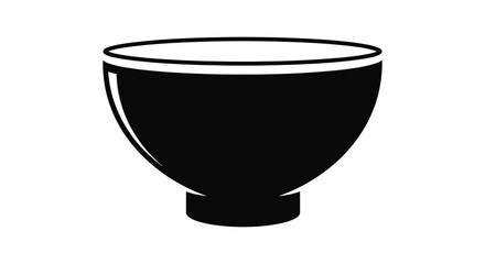 Djembe drum silhouette isolated on white background studio shot