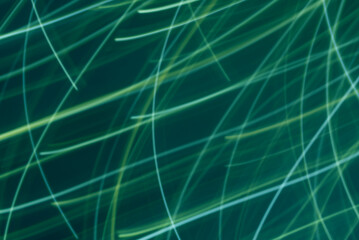 A refreshing wave of emerald green light.