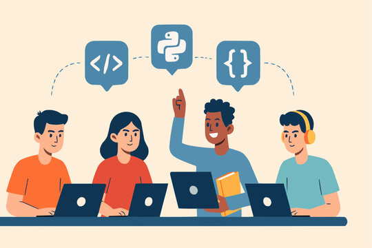 Coding Class Education Vector