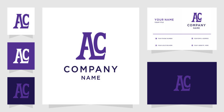 ALC Monogram Logo and Business Card Branding Identity