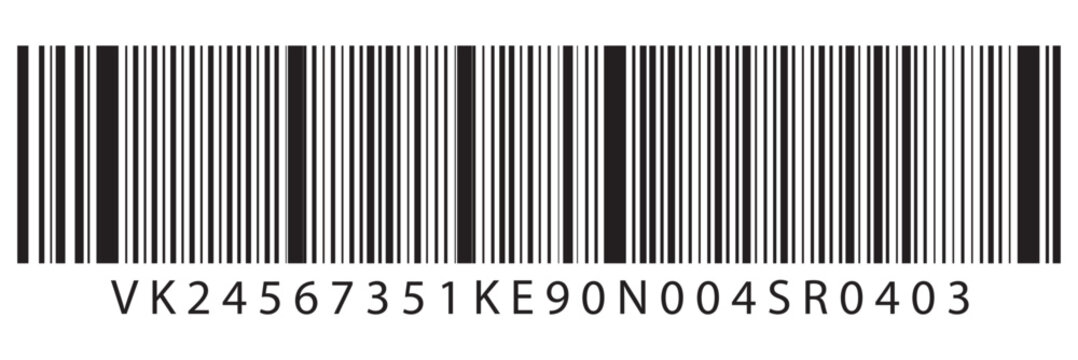  Simple barcode icon, barcode scratched vector illustration , barcode icon for selling, shopping etc.