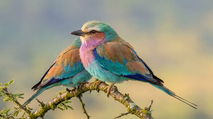 bee eater perched on a branch