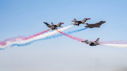 group of jet fighter