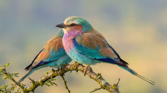 bee eater perched on a branch