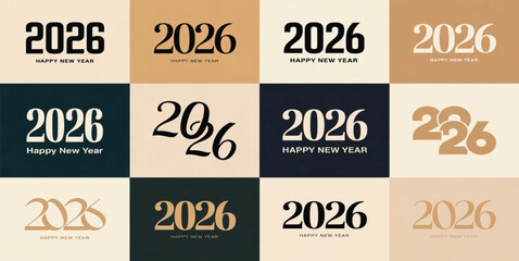 2026, happy new year, 2026 typography, 3D text, modern font, bold numbers, future design, new year graphic, 2026 logo, number design, vector, illustration, new year celebration, greeting card, poster 