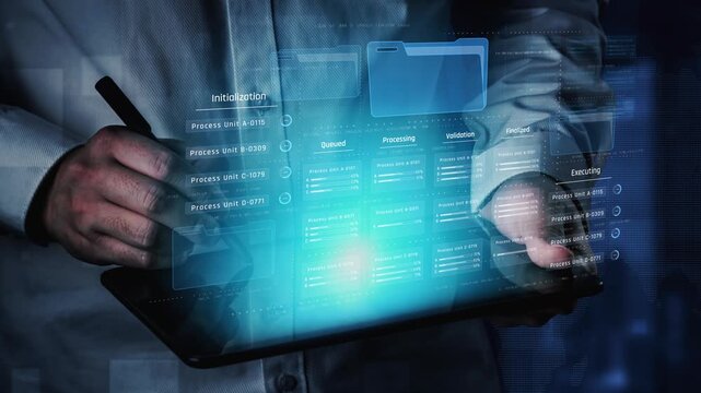 Task management workflow dashboard visualizing to-do lists, ongoing tasks, review status, and completed items to support productivity and project tracking Marrow