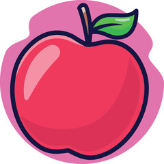 Apple Vector – Cute Doodle Fruit (EPS10)
