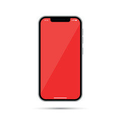 Mobile phone isolated. Vector illustration