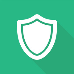 Protection shield icon. Vector illustration	