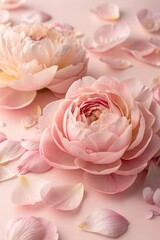 Delicate Floral Texture Detail Frame