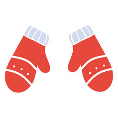 Winter mittens flat mittens