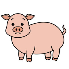 cartoon pig cartoon