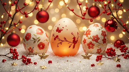 Easter Eggs Images golden Easter background with golden egg lining on the eggs.