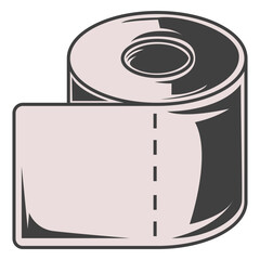 Toilet paper roll illustration