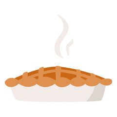 Pumpkin pie flat pumpkin