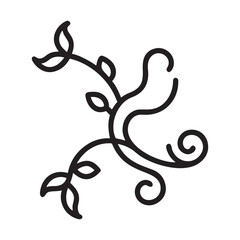 Vector file icon representing scalable graphic data document type