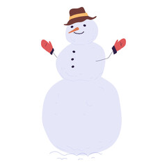 Snowman illustration design
