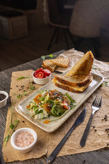 Grilled cheese sandwich