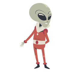 Alien pointing character