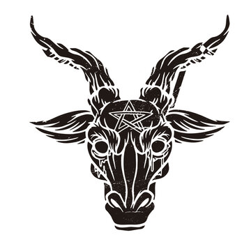 Baphomet cut out