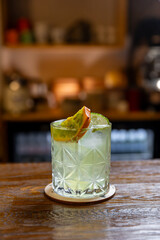 Old fashioned cocktail