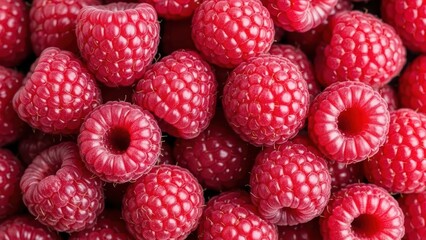 Ripe raspberry background