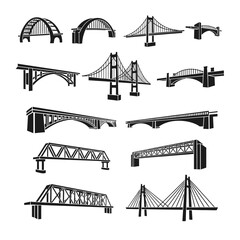 vector illustration of bridge
