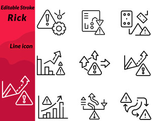 Minimal warning triangle icon with a bold exclamation mark in the center. Symbolizing risk caution potential danger in a clear style. Simple triangular caution icon a centeredmark, representing risk.