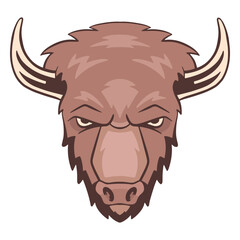 Angry bison logo