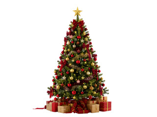 christmas tree with gifts png 
