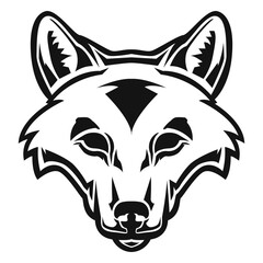 Fox head high contrast