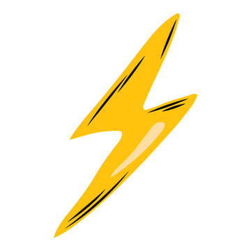 Lightning bolt semi-flat