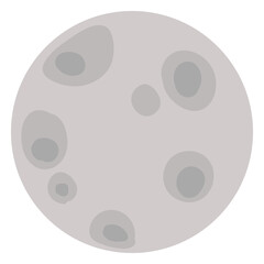 Full moon flat