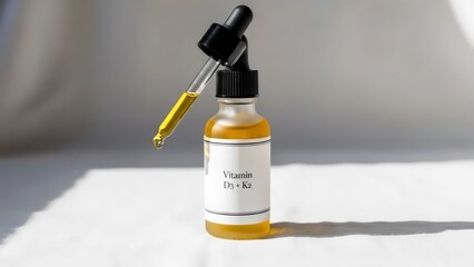 Transparent Glass Dropper Bottle With