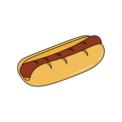 hot dog vector illustration design.eps