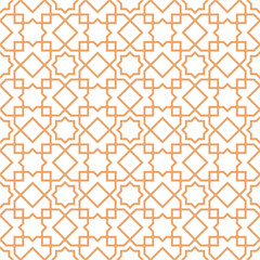 Seamless abstract geometric pattern in Arabic style
