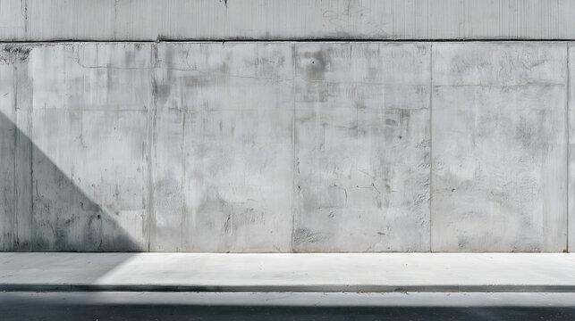 Mur en b&eacute;ton.