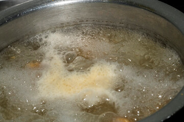 Deep Frying Food