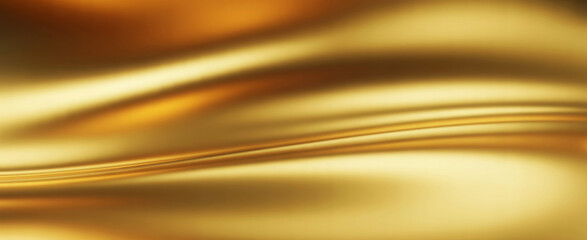 Luxurious golden silk background smooth flowing texture perfect for elegant designs and premium branding