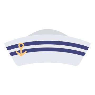 Sailor hat flat