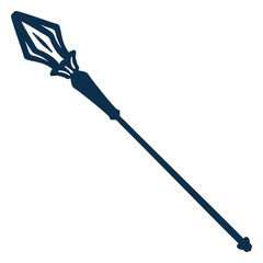 Wizard's staff cut out