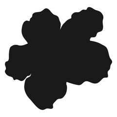 Hibiscus silhouette